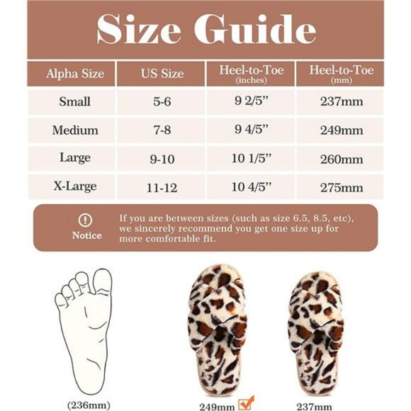 Cross Band Cozy Plush Home Slippers Fluffy Furry Open Toe Slipper - Picture 7 of 7